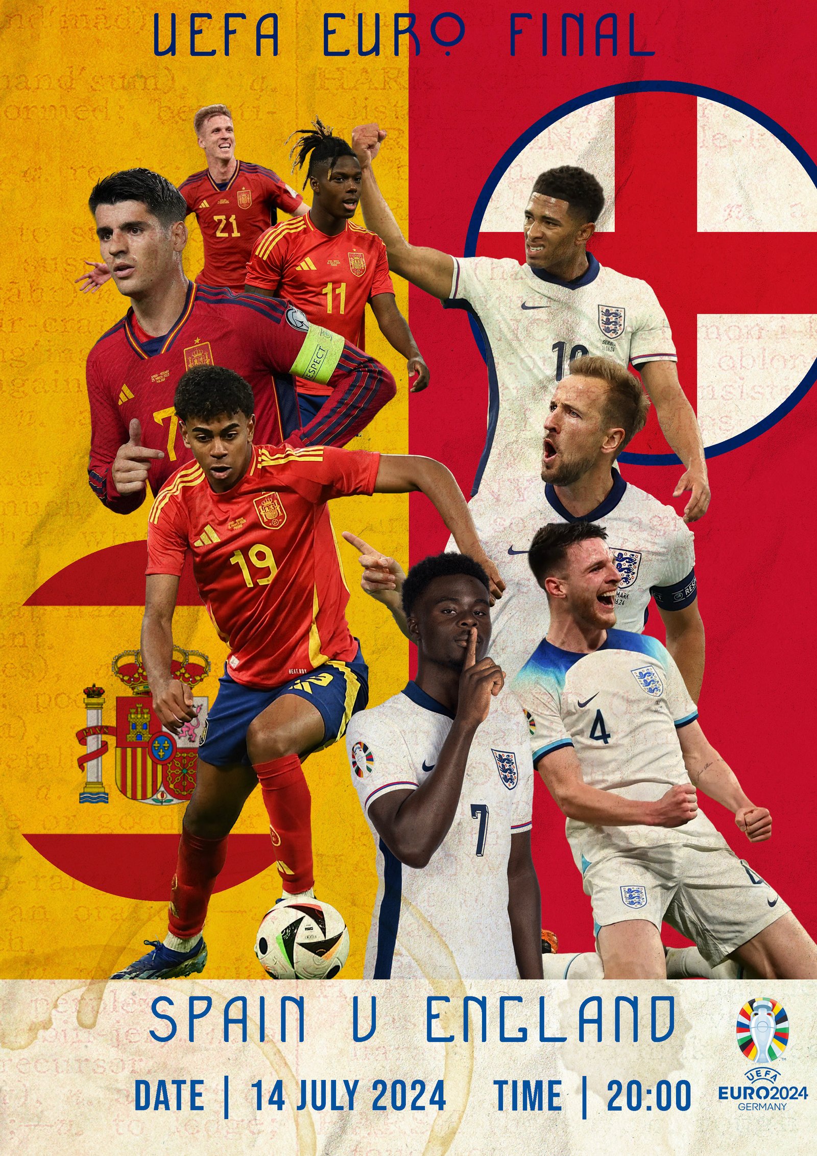 England v Spain
