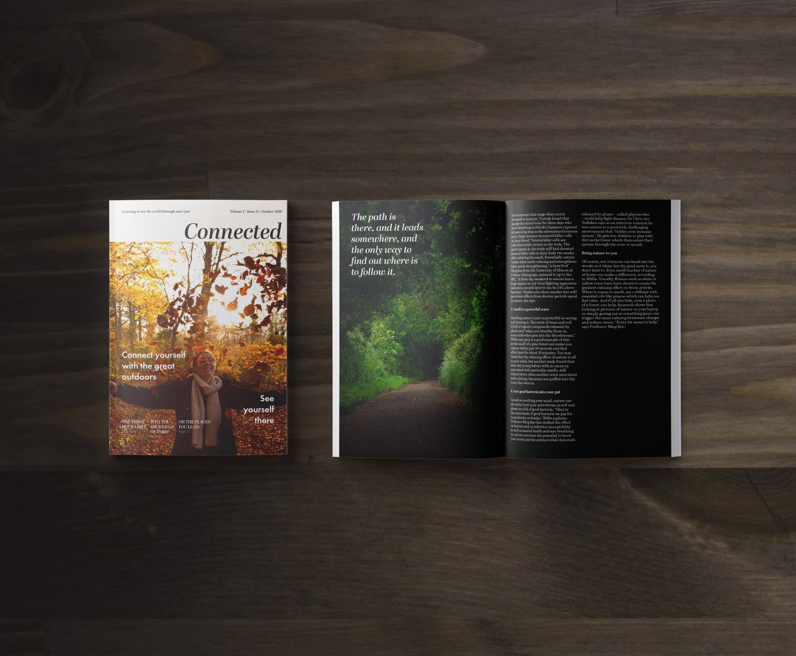 Front cover and spread