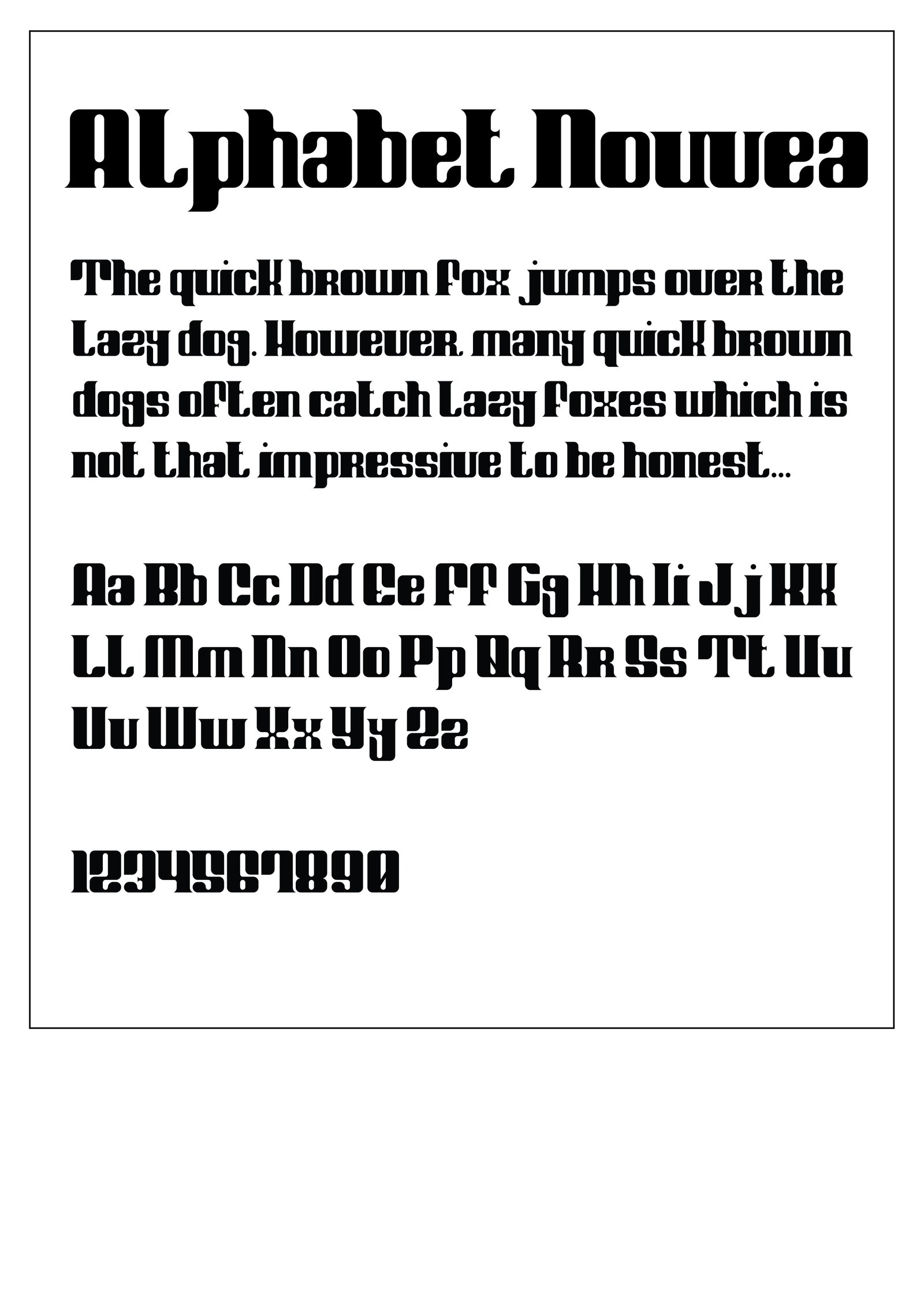 Alphabet Nouveau